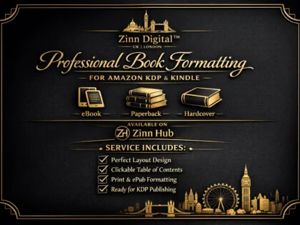 do book formatting for amazon KDP
