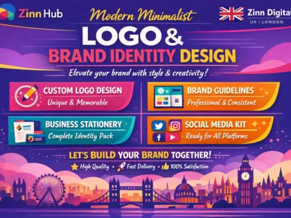 Create Modern Minimalist Business Logo Design And Brand Identity