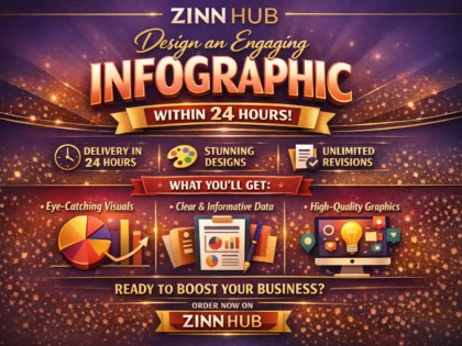 design an engaging infographic within 24 hours