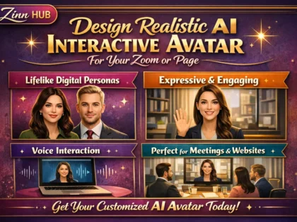 Design Realistic Ai Interactive Avatar For Your Zoom Or Page