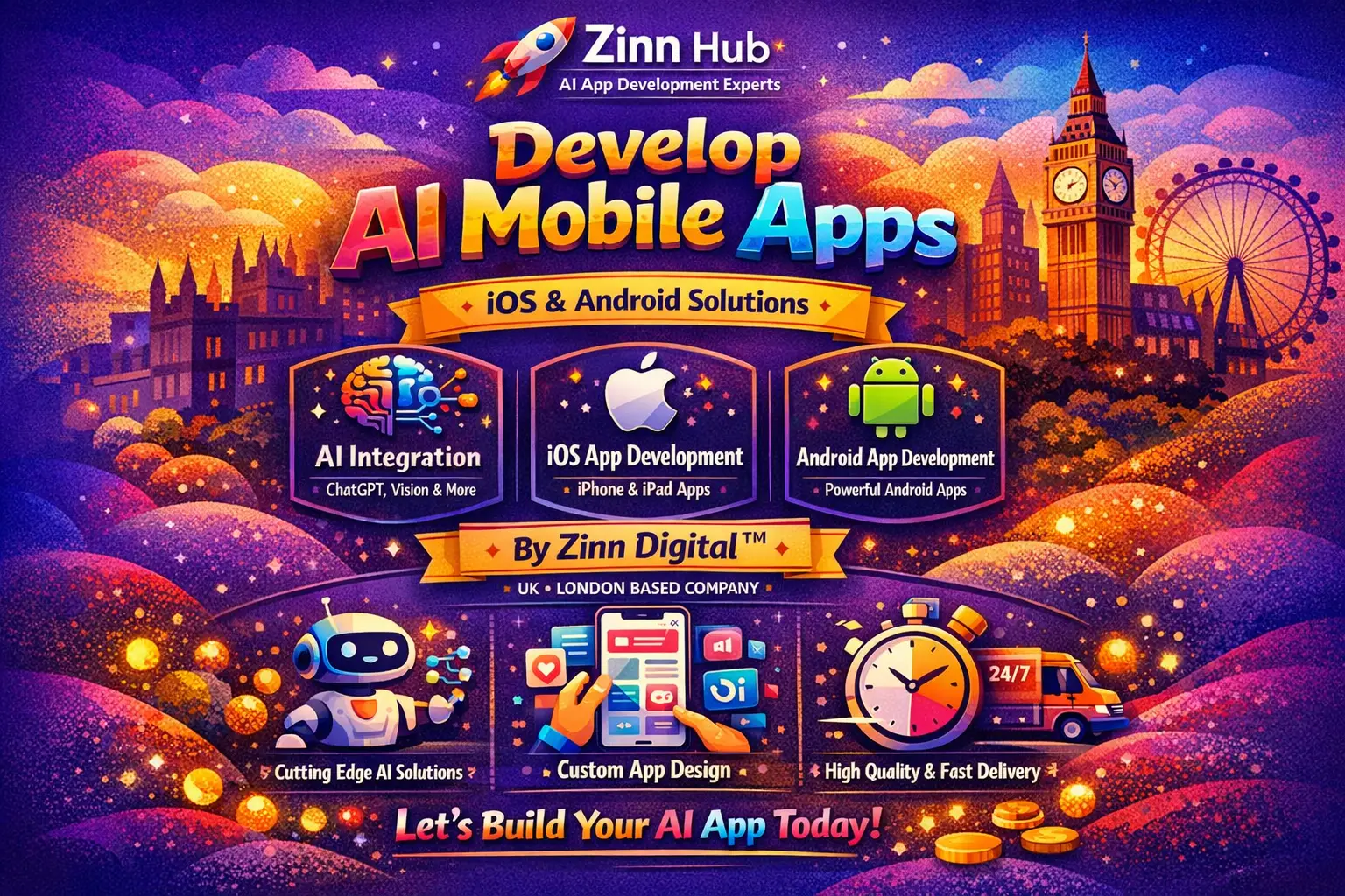 Develop Ai Mobile App, Ai Integration Ios App, Android App Development By Zinn Digital ™ 1 Develop Ai Mobile App
