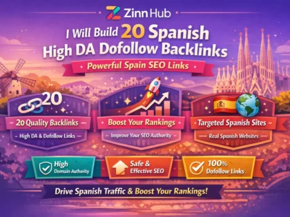 build 20 spanish high da dofollow backlinks for powerful spain SEO links