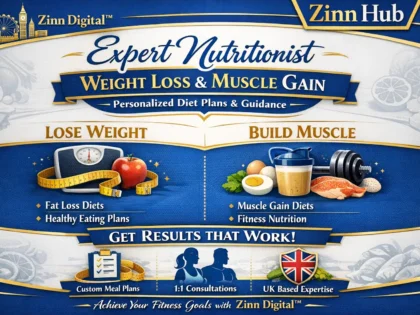 be nutritionist for counseling about weight loss diet and muscle gain