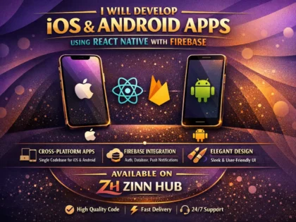Develop iOS and Android apps using React Native with Firebase