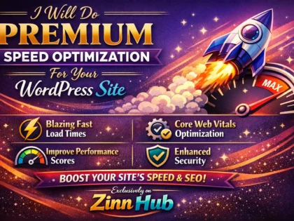 do premium speed optimization for your wordpress site
