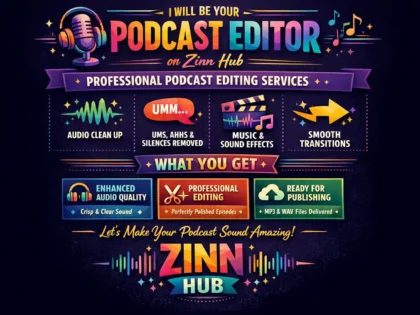 be your podcast editor