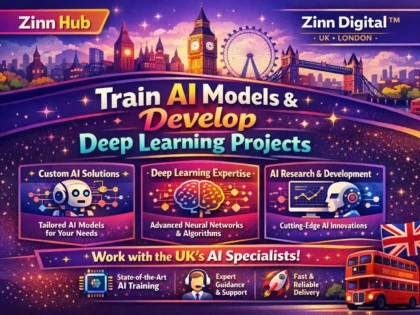 Train AI models and develop deep learning projects with Zinn Digital ™