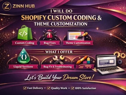 do shopify custom coding