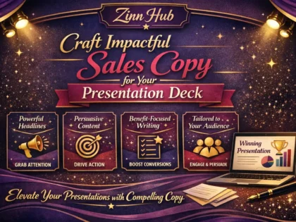 Craft Impactful Sales Copy For Any Presentation Deck