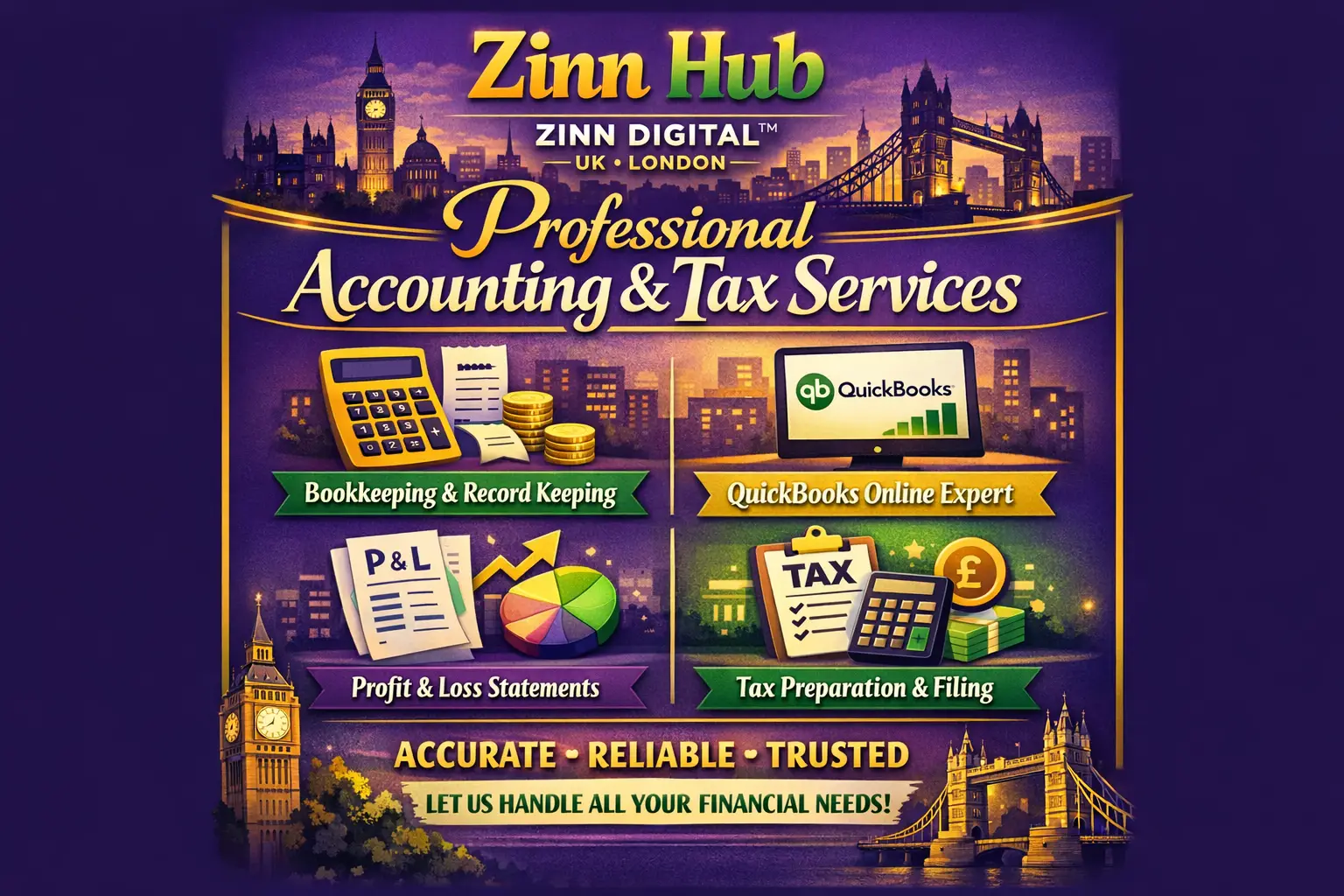 Professional Accounting, Bookkeeping, P&Amp;L, Quickbooks Online, Tax Services 1 Professional Accounting