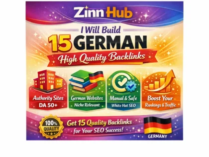 build 15 german high quality backlinks
