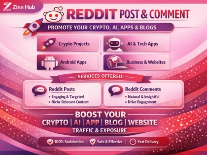 do reddit post and comment for crypto link ai android app business blog website
