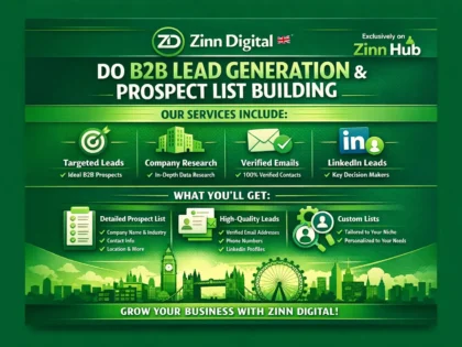 Do B2B Lead Generation And Prospect List Building 2 Do B2B Lead Generation And Prospect List Building