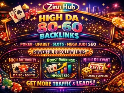 Do High Da 80 To 60 Poker Ufabet Slots Mega Judi Online Seo Dofollow Backlinks