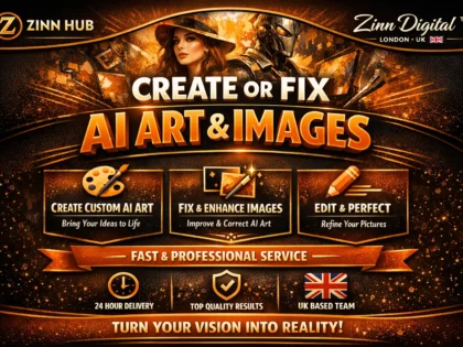 Create Or Fix Ai Art Or Image