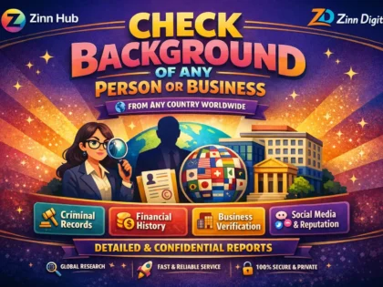 check background of a person or a business from any country