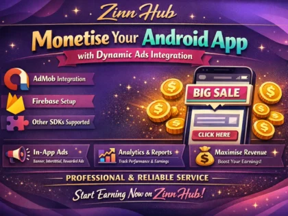 Monetise your Android app with dynamic ads integration via AdMob