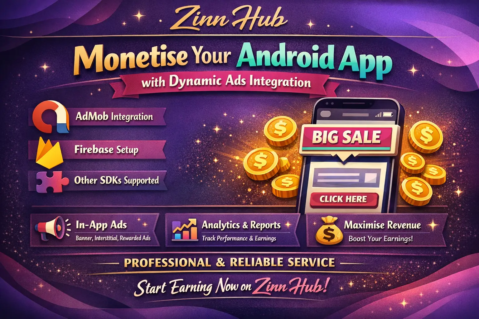 Monetise Your Android App With Dynamic Ads Integration Via Admob, Firebase And More 1 Monetise Your Android App With Dynamic Ads Integration Via Admob