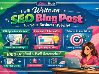 write you an SEO blog post for your business website