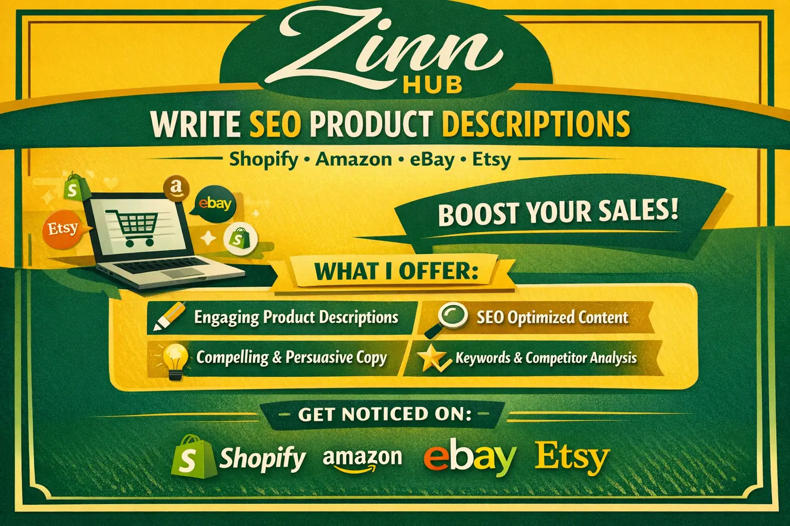 Write Seo Product Descriptions Shopify, Amazon, Ebay, Etsy 1 Write Seo Product Descriptions Shopify