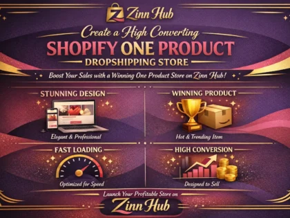 Create A High Converting Shopify One Product Dropshipping Store