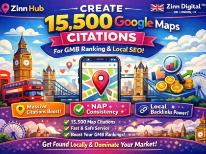 Create 15500 Google Maps citations for GMB ranking and local SEO