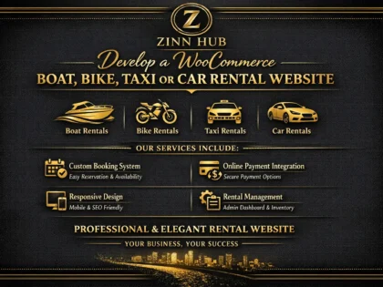 develop a woocommerce boat