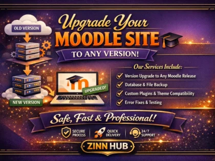 upgrade your moodle site from to any version