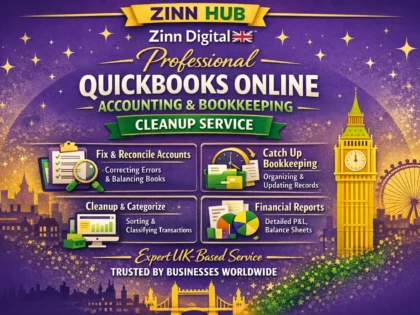 Professional QuickBooks Online accounting, bookkeeping & cleanup services