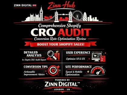Comprehensive Shopify CRO Audit & Conversion Rate Optimisation Review