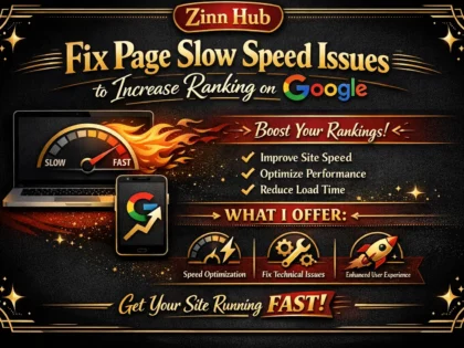 fix page slow speed issues to increase ranking on google