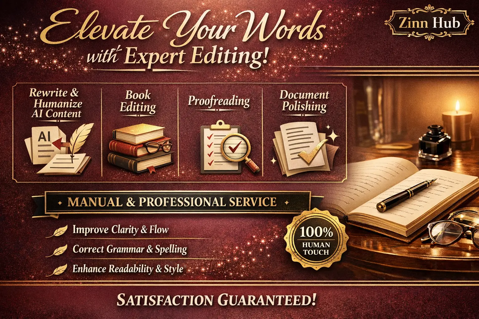 Manually Rewrite, Humanize Ai Content, Edit Books, And Proofread Any Document 1 Manually Rewrite