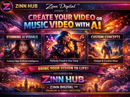 create your video or music video with using ai