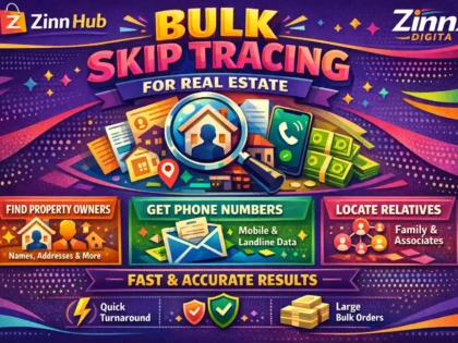 do bulk skip tracing for real estate