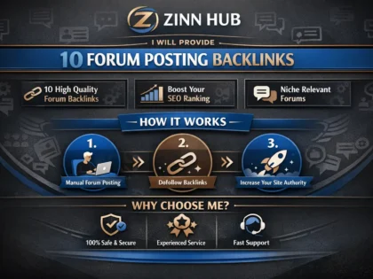 provide 10 forum posting backlinks
