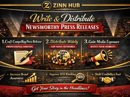 write and distribute newsworthy press releases
