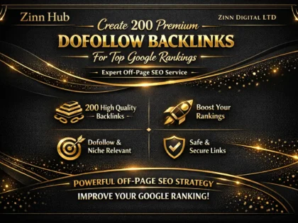 Create 200 Premium Dofollow Backlinks For Top Google Rankings - Expert Off-Page Seo Service