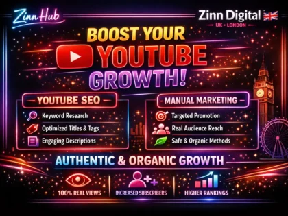 Provide Youtube Seo And Manual Marketing For Authentic Growth