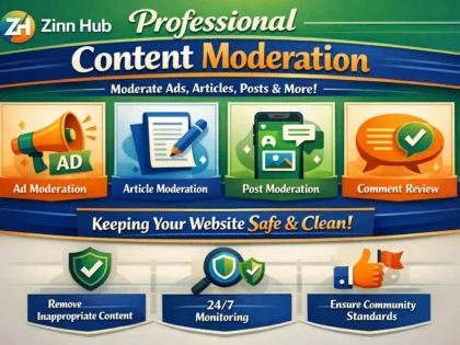 moderate ads advertisments articles posts on website portal blog