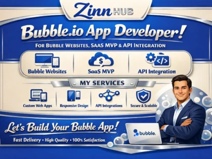 be bubble io app developer for bubble website saas mvp and API integration