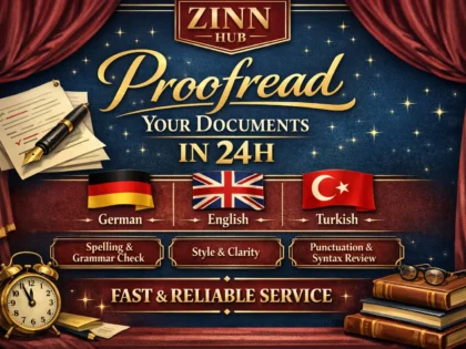 proofread your documents in german
