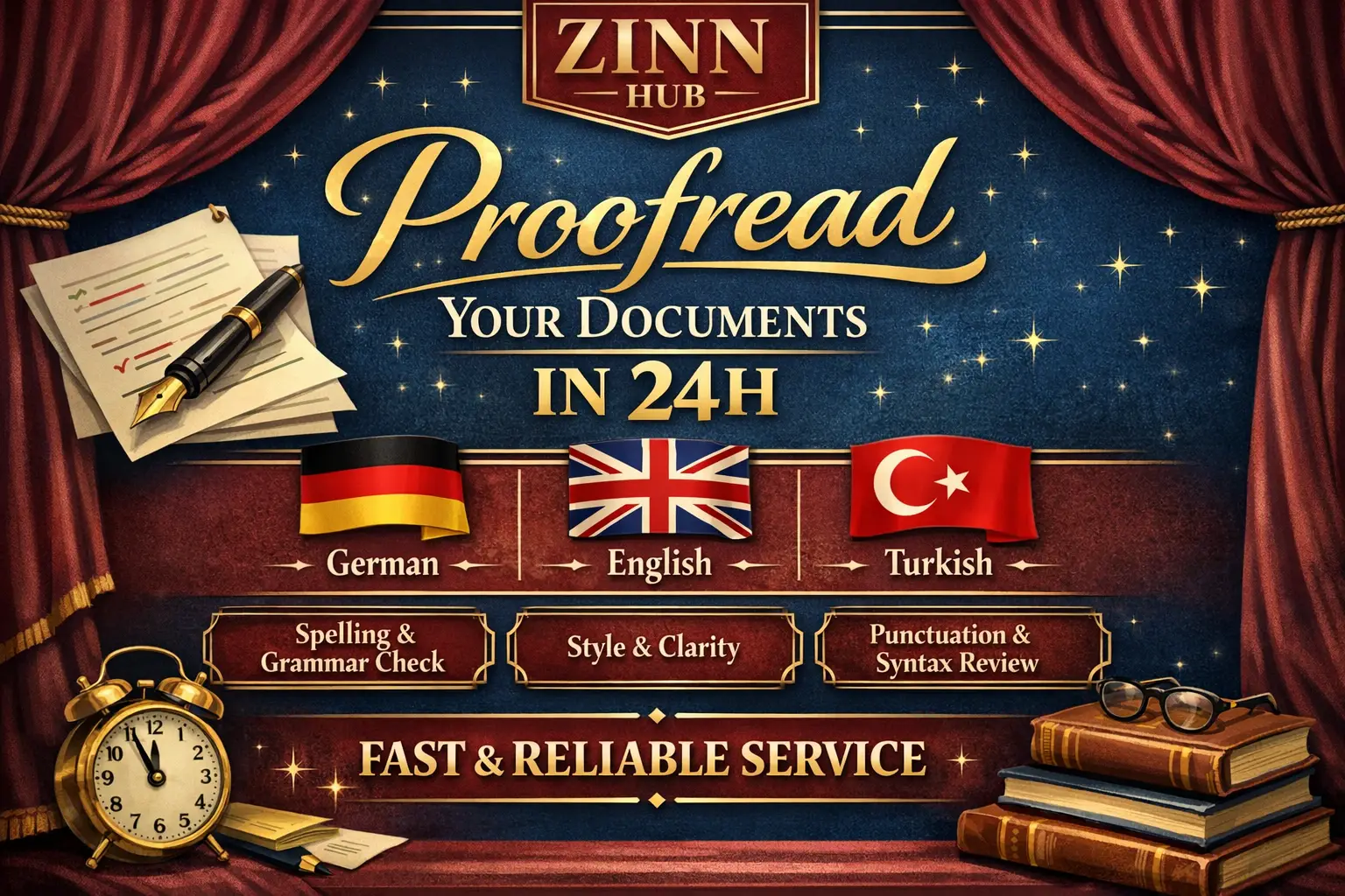 Proofread Your Documents In German, English And Turkish In 24H 1 Proofread Your Documents In German