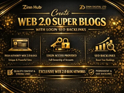 Create Web 2.0 Super Blogs With Login Seo Backlinks