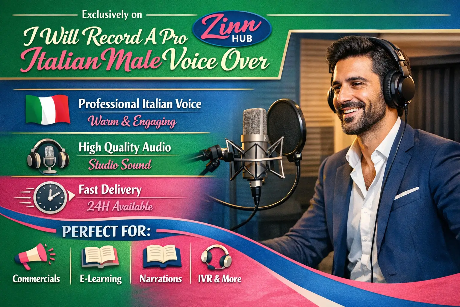 Record A Pro Italian Male Voice Over 1 Record A Pro Italian Male Voice Over