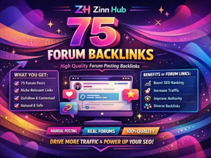do provide 75 high quality forum posting backlinks