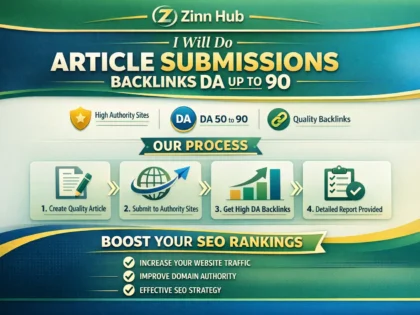 do article submissions backlinks da up to 90