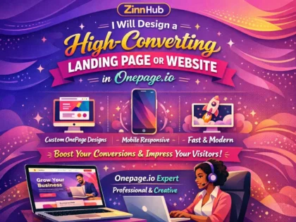 Design A High Converting Landing Page Or Website In Onepage Io