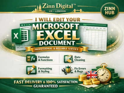 edit your microsoft excel document
