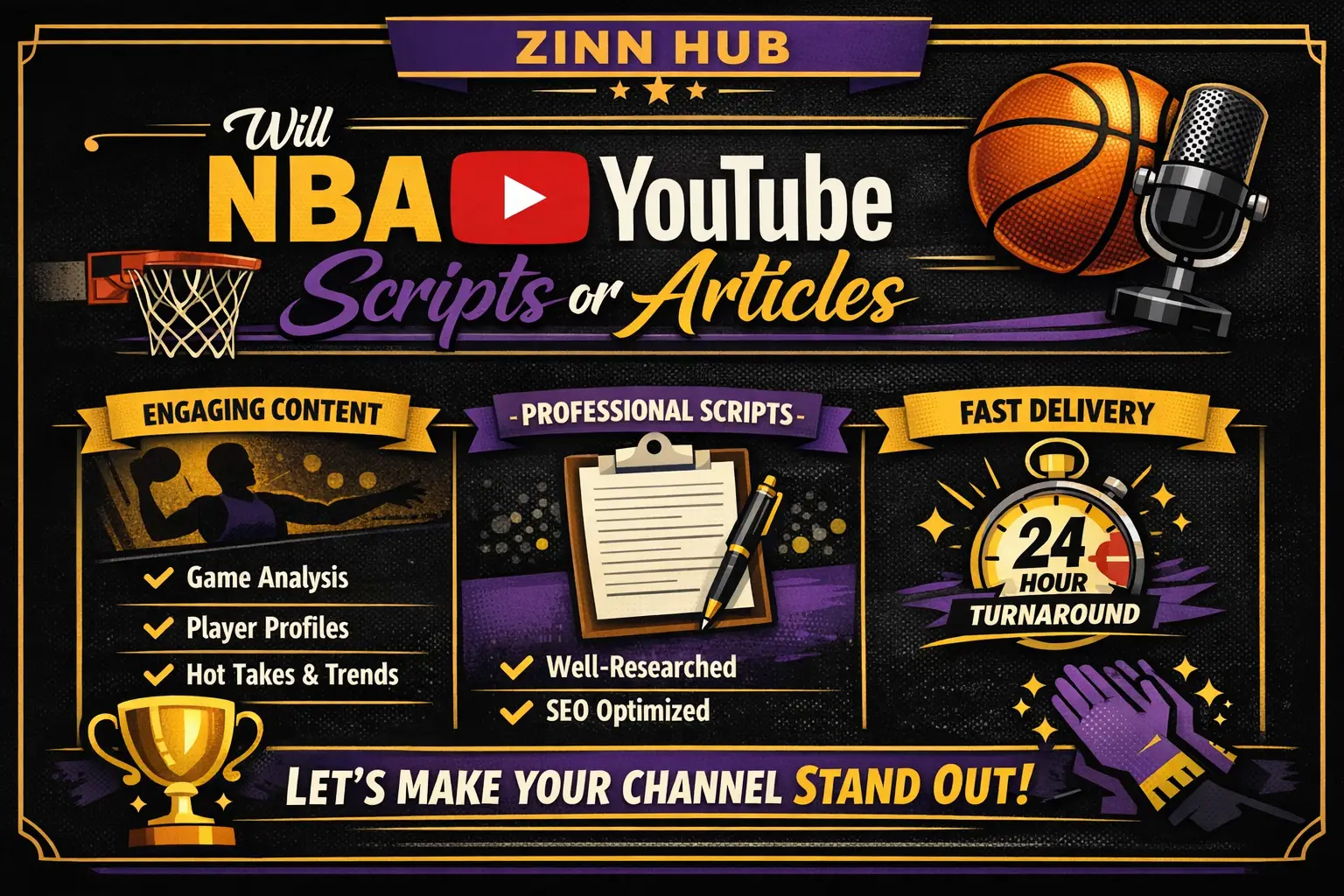 Write Nba Youtube Scripts Or Articles 1 Write Nba Youtube Scripts Or Articles