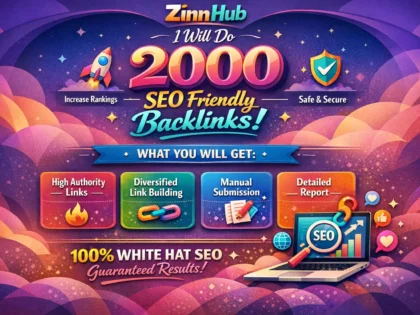 Do 2000 Seo Friendly Backlinks